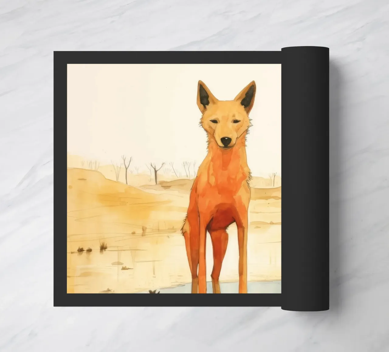 Minimal Dingo 4 zerbino da Minimal Animal Art