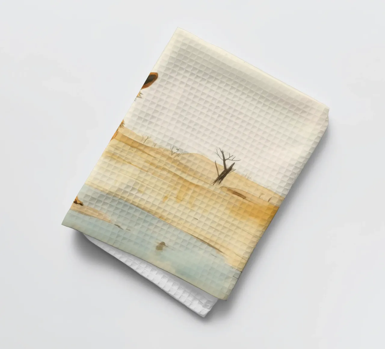 Minimal Dingo 4 torchon de Minimal Animal Art