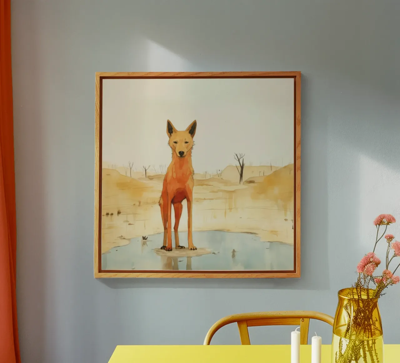 Minimal Dingo 4 plexiglass da Minimal Animal Art