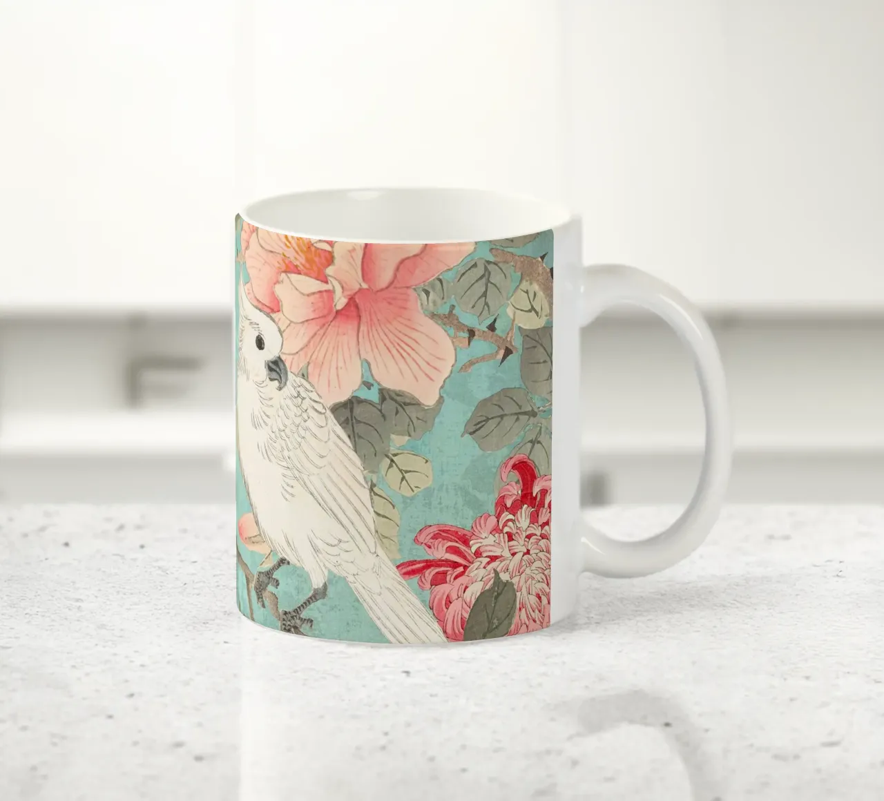 Giardino dei cacatua cinesi tazza in ceramica da Andrea Haase Vintage World