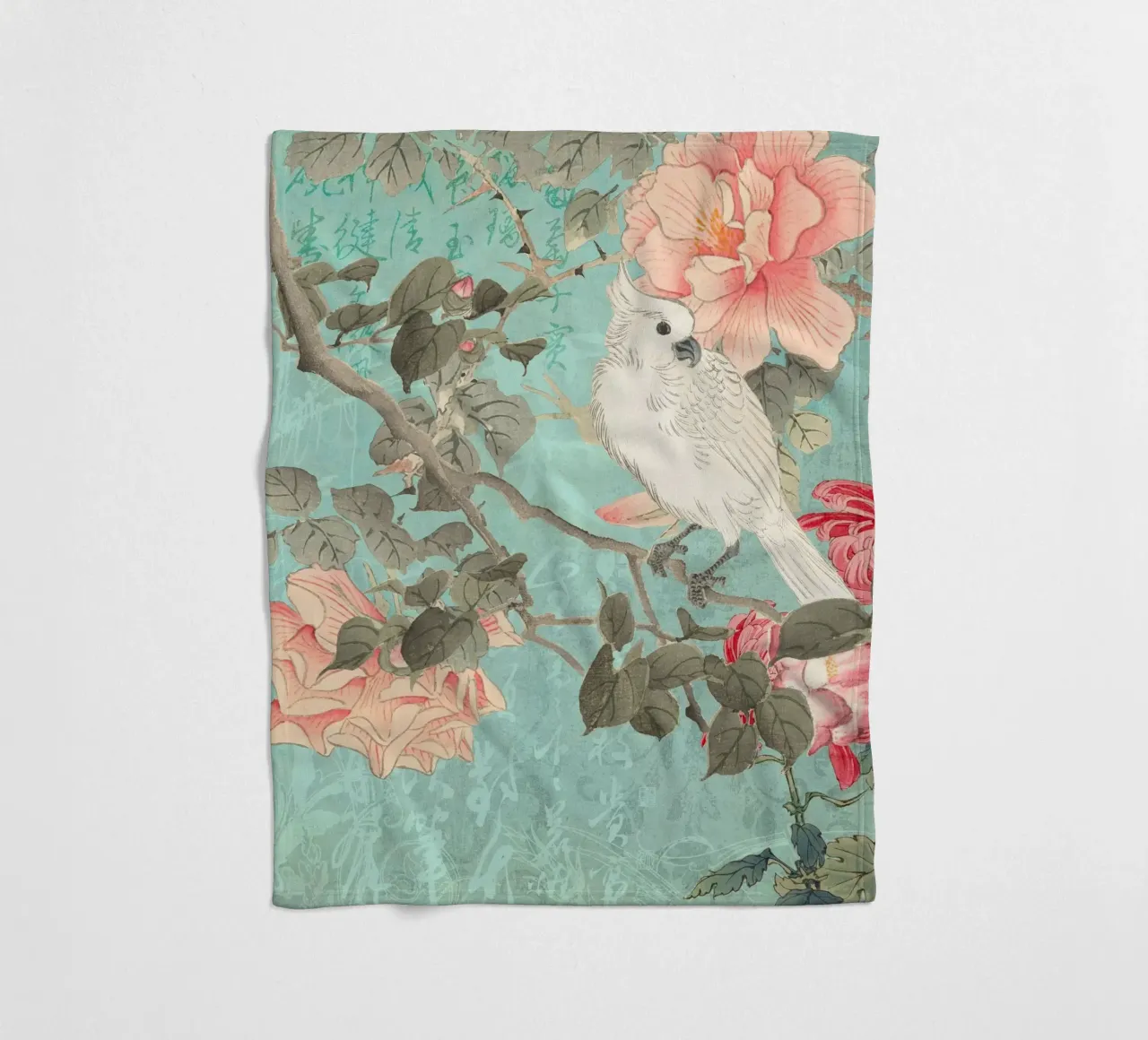 Giardino dei cacatua cinesi coperta in pile da Andrea Haase Vintage World