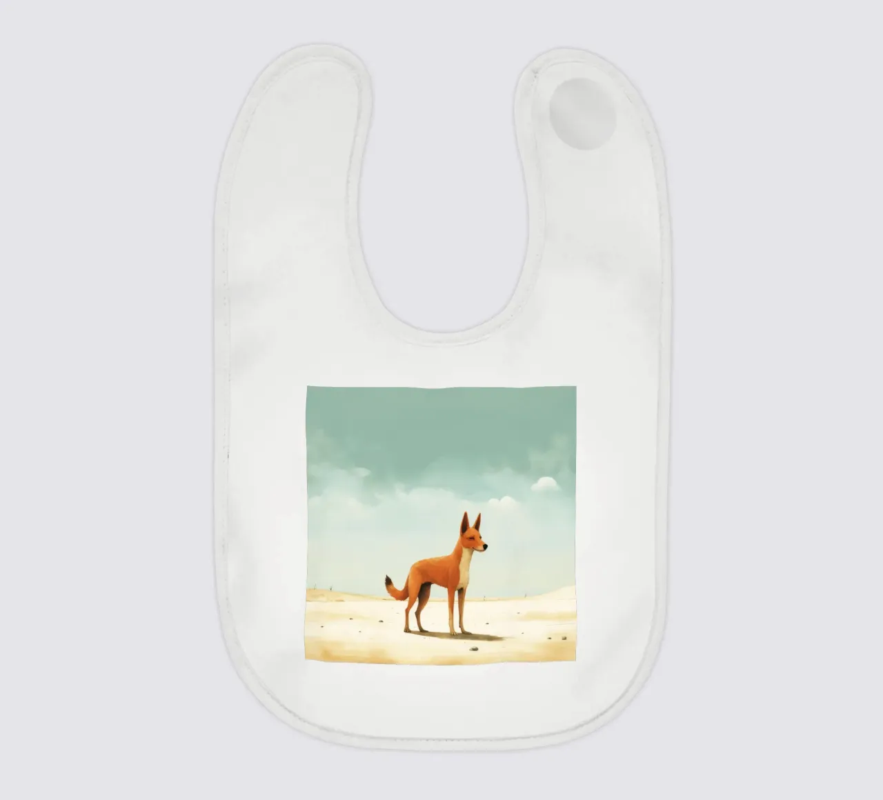 Minimal Dingo 1 bavaglino da Minimal Animal Art