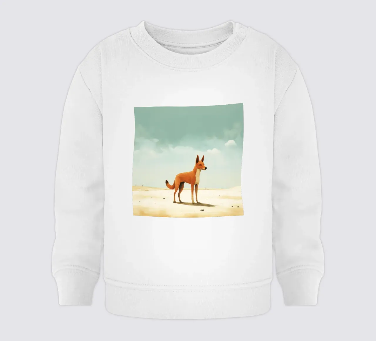 Minimal Dingo 1 felpa neonato da Minimal Animal Art