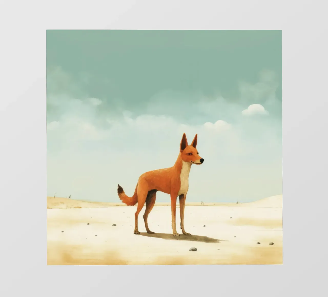 Minimal Dingo 1 telo in pvc da Minimal Animal Art
