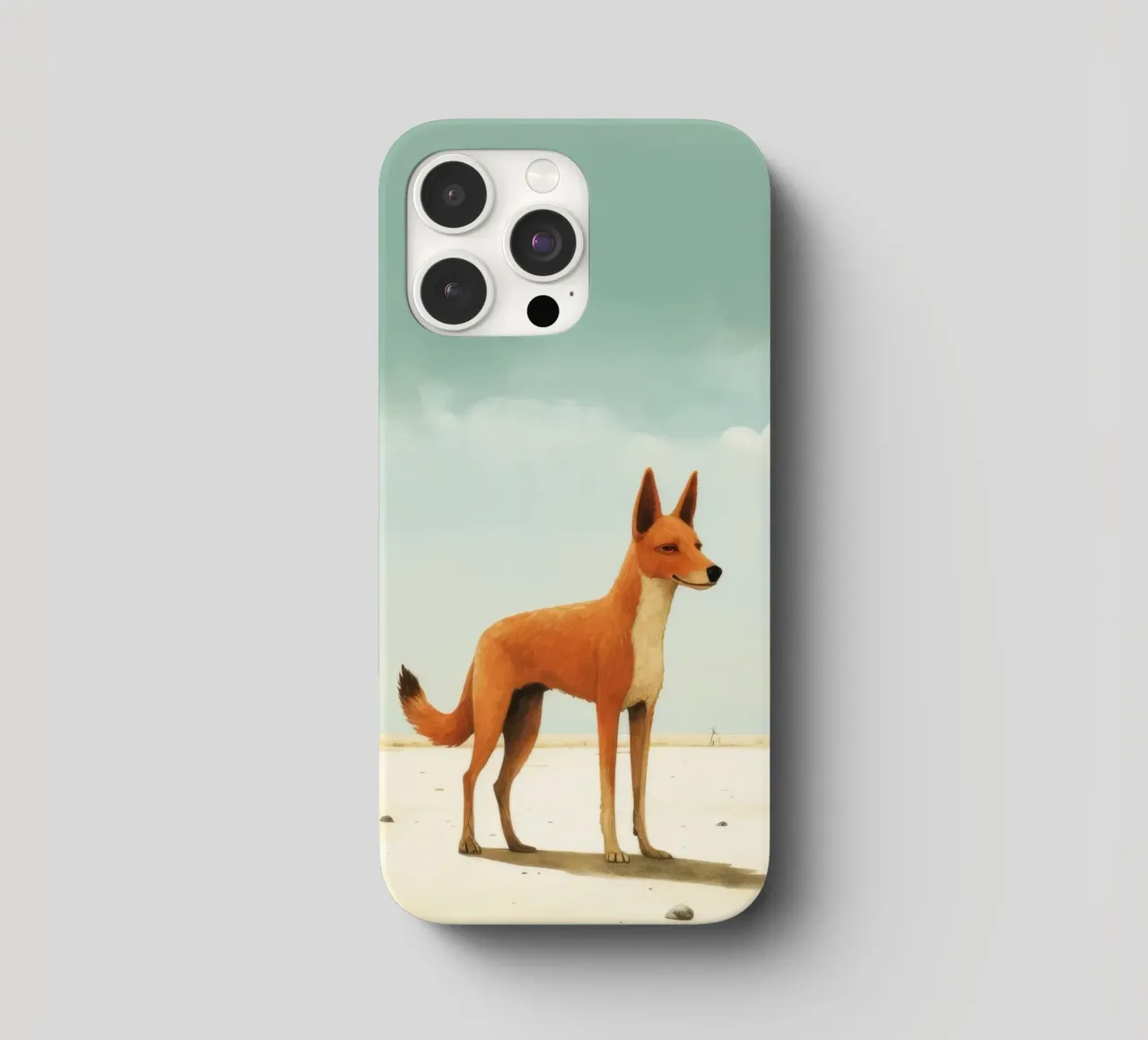 Minimal Dingo 1 cover iphone da Minimal Animal Art