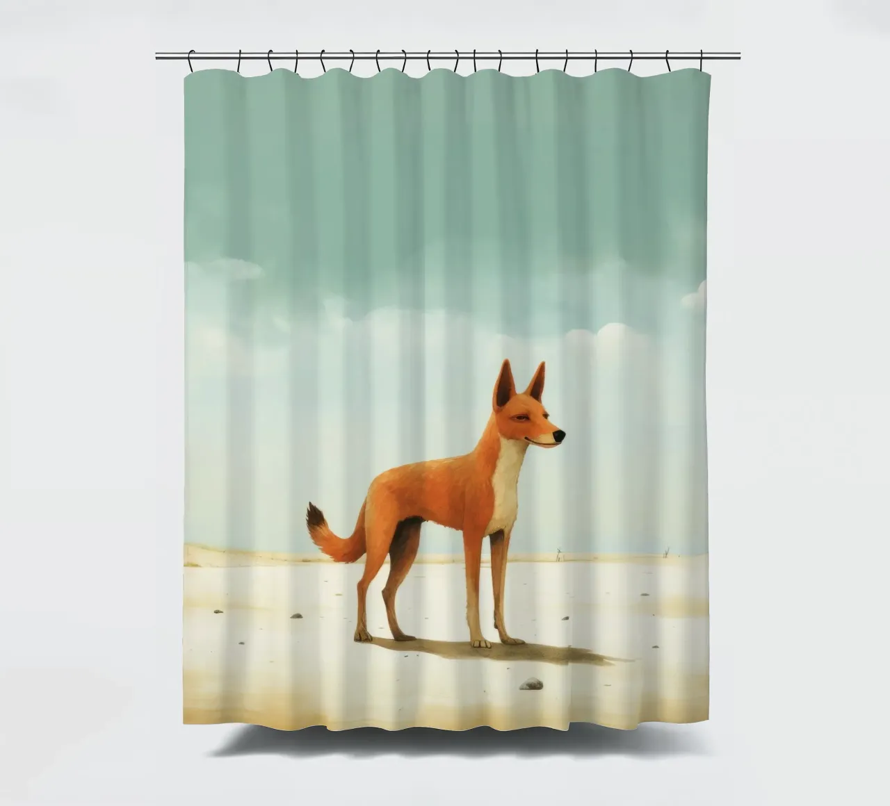 Minimal Dingo 1 tenda da doccia da Minimal Animal Art