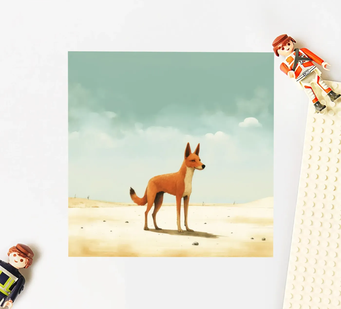 Minimo Dingo adesivo da Minimal Animal Art