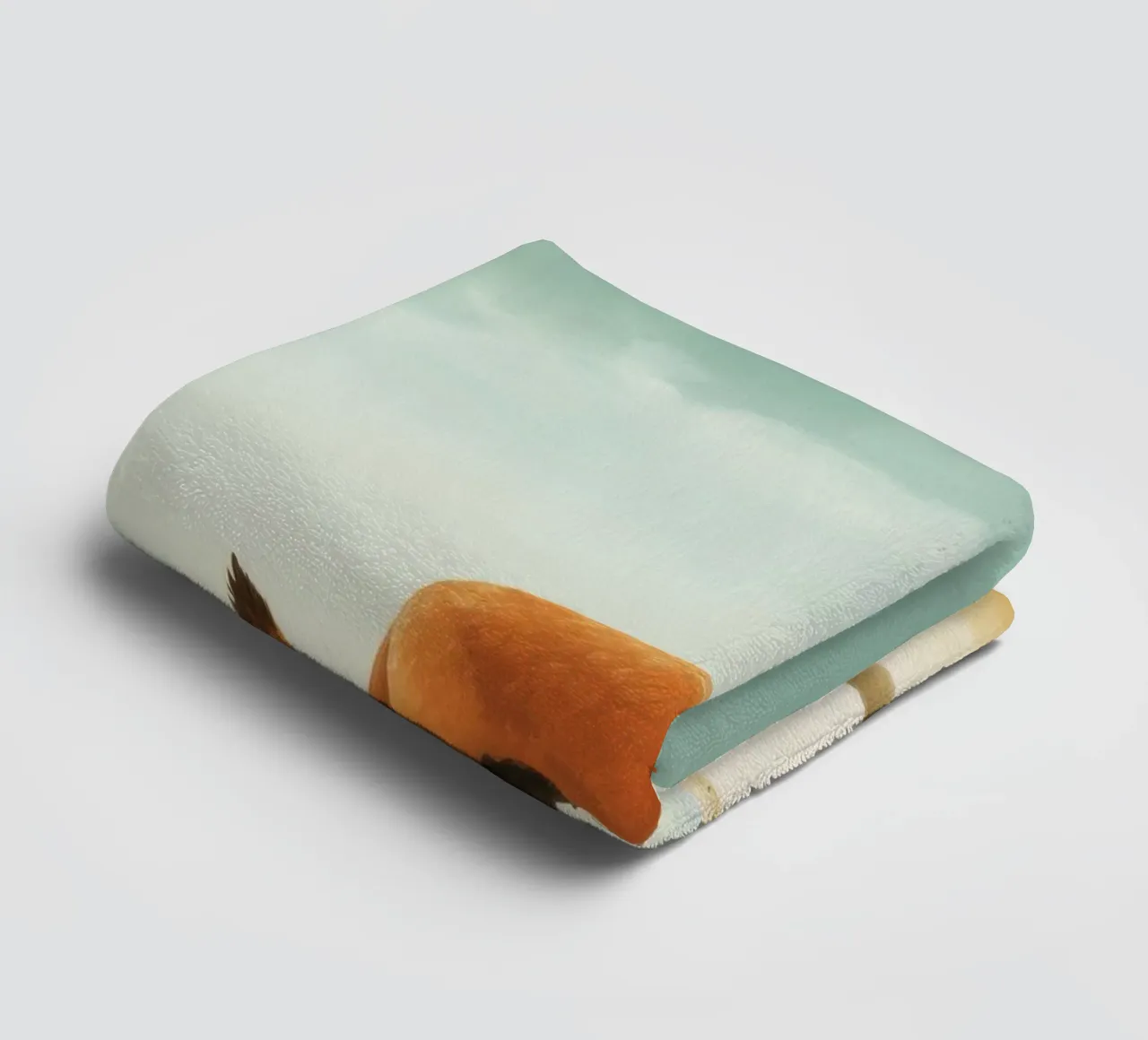 Minimal Dingo 1 asciugamano da bagno da Minimal Animal Art