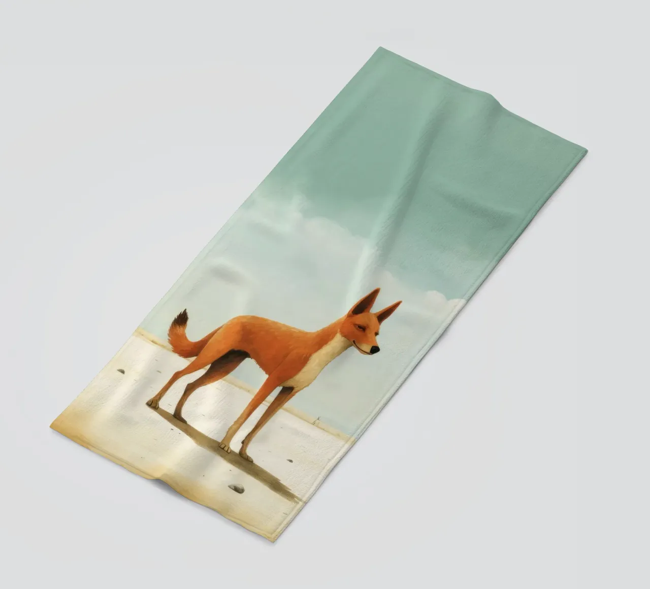 Minimal Dingo 1 telo mare da Minimal Animal Art