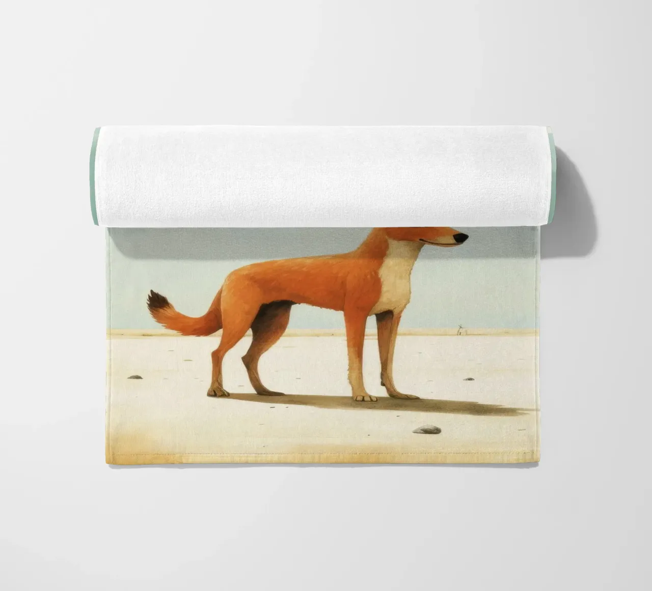 Minimal Dingo 1 telo mare da Minimal Animal Art