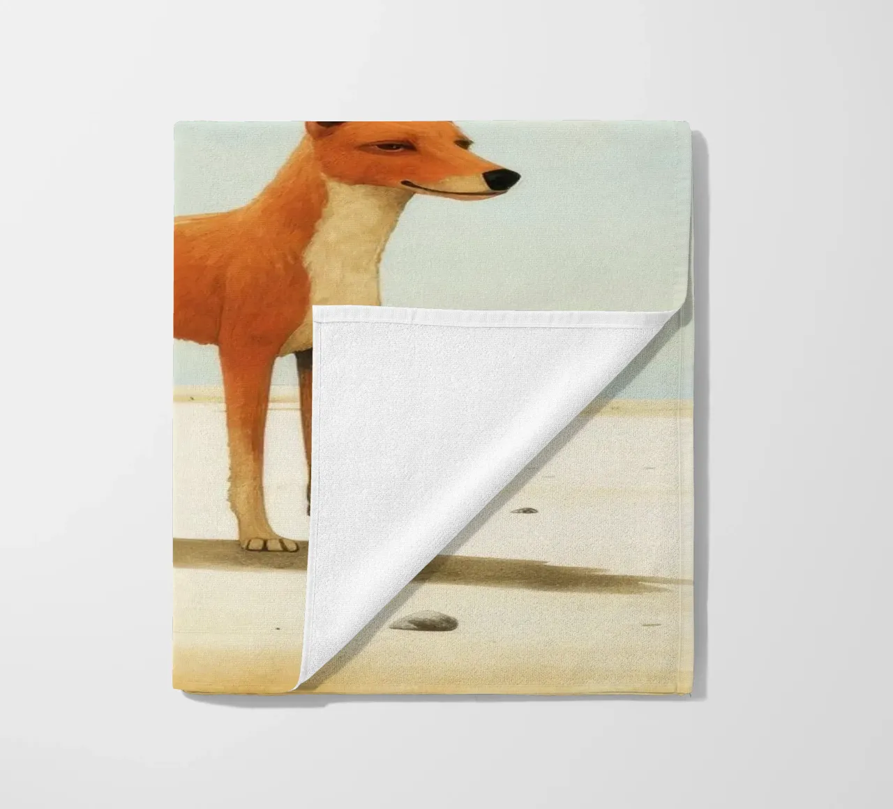 Minimal Dingo 1 telo mare da Minimal Animal Art