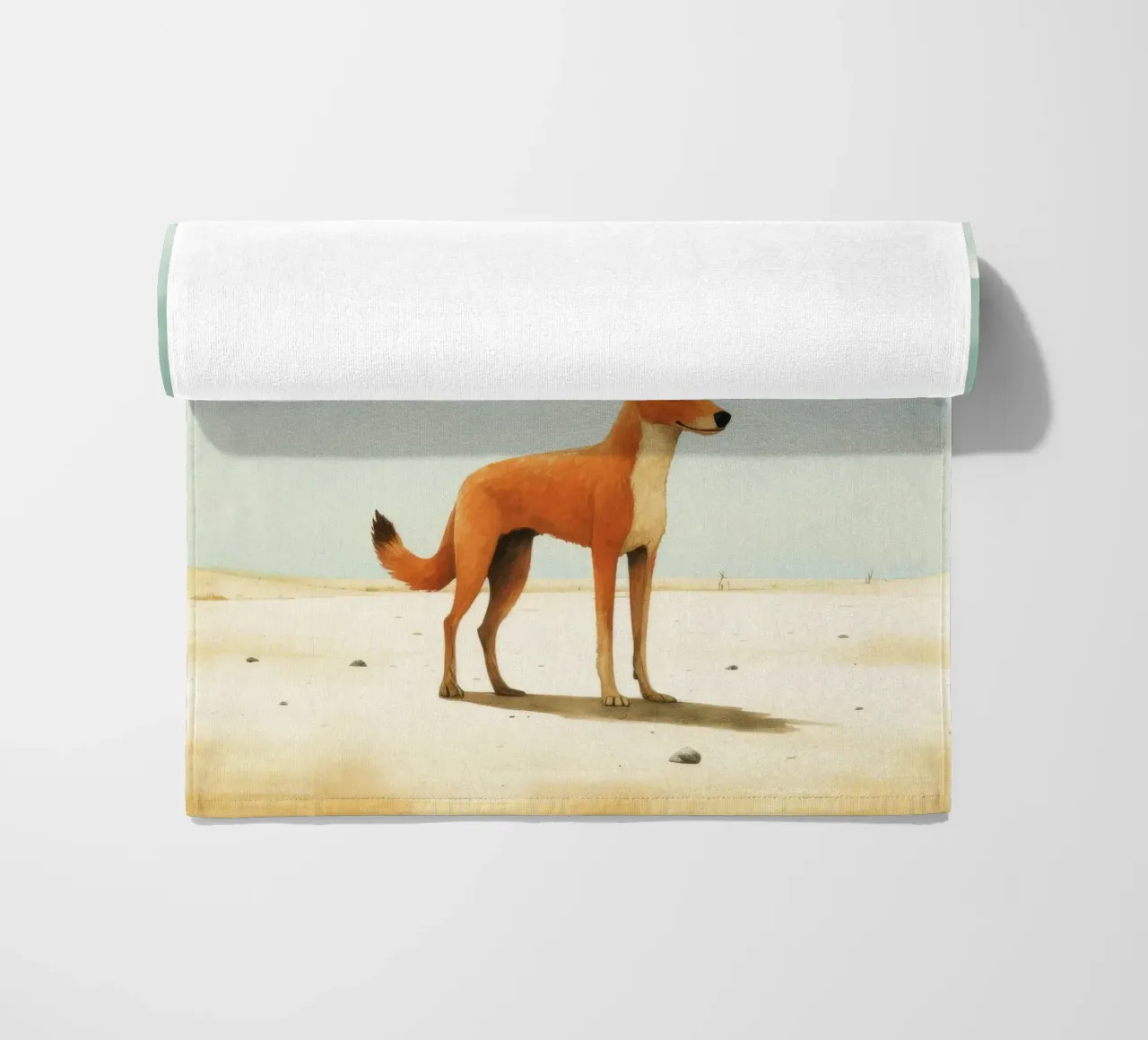 Minimal Dingo 1 telo mare da Minimal Animal Art