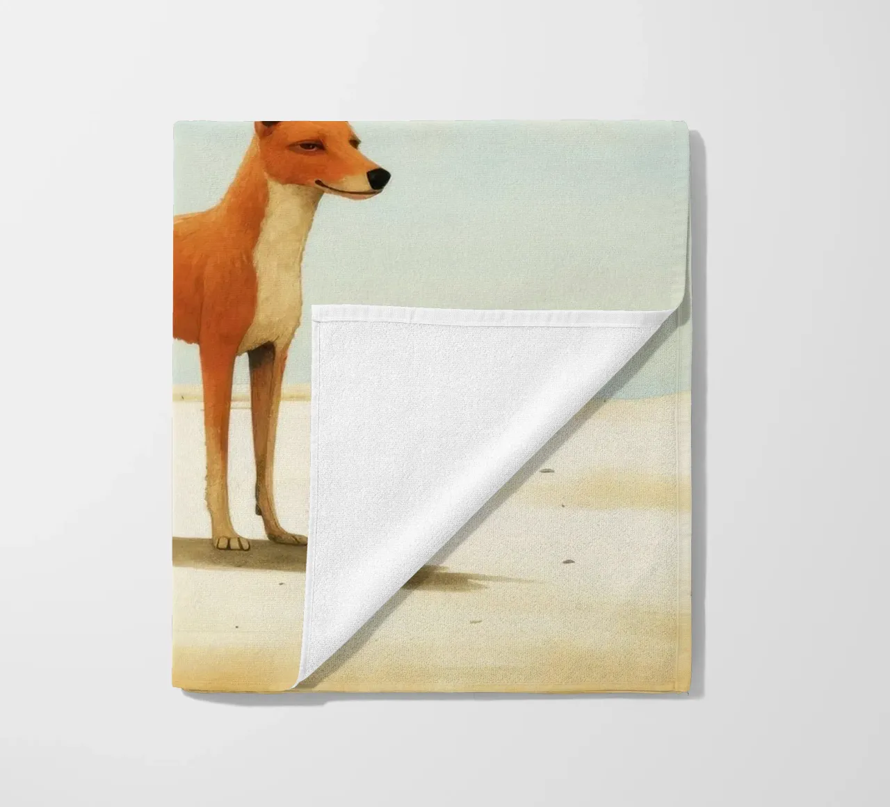 Minimal Dingo 1 telo mare da Minimal Animal Art