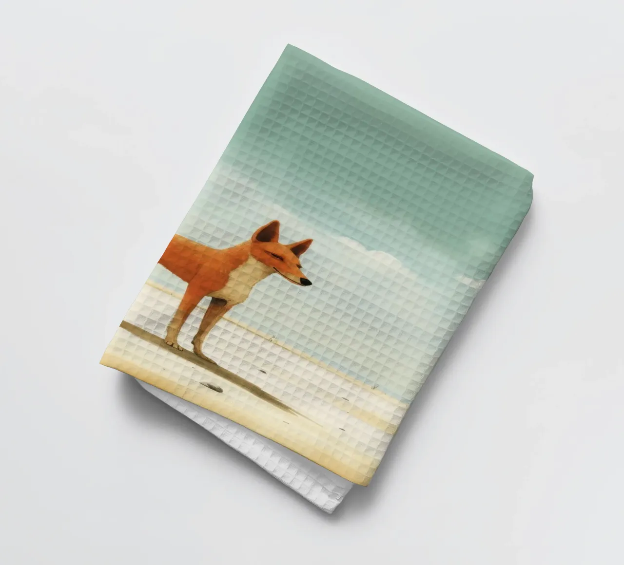 Minimal Dingo 1 canovaccio da cucina da Minimal Animal Art