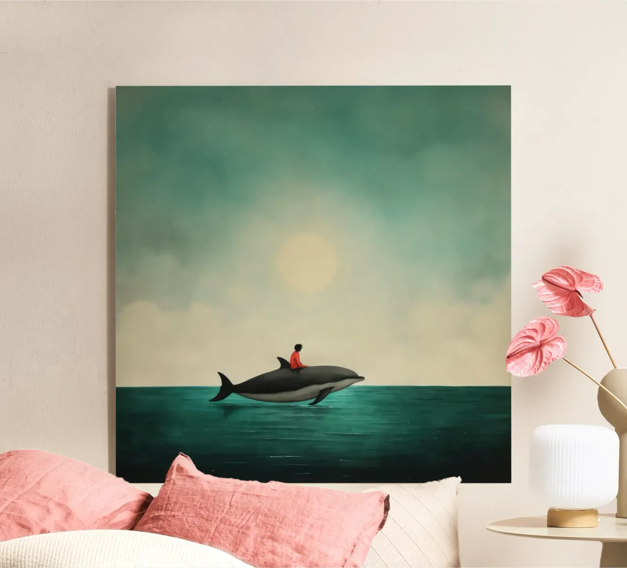 Delfino minimo 3 plexiglass da Minimal Animal Art