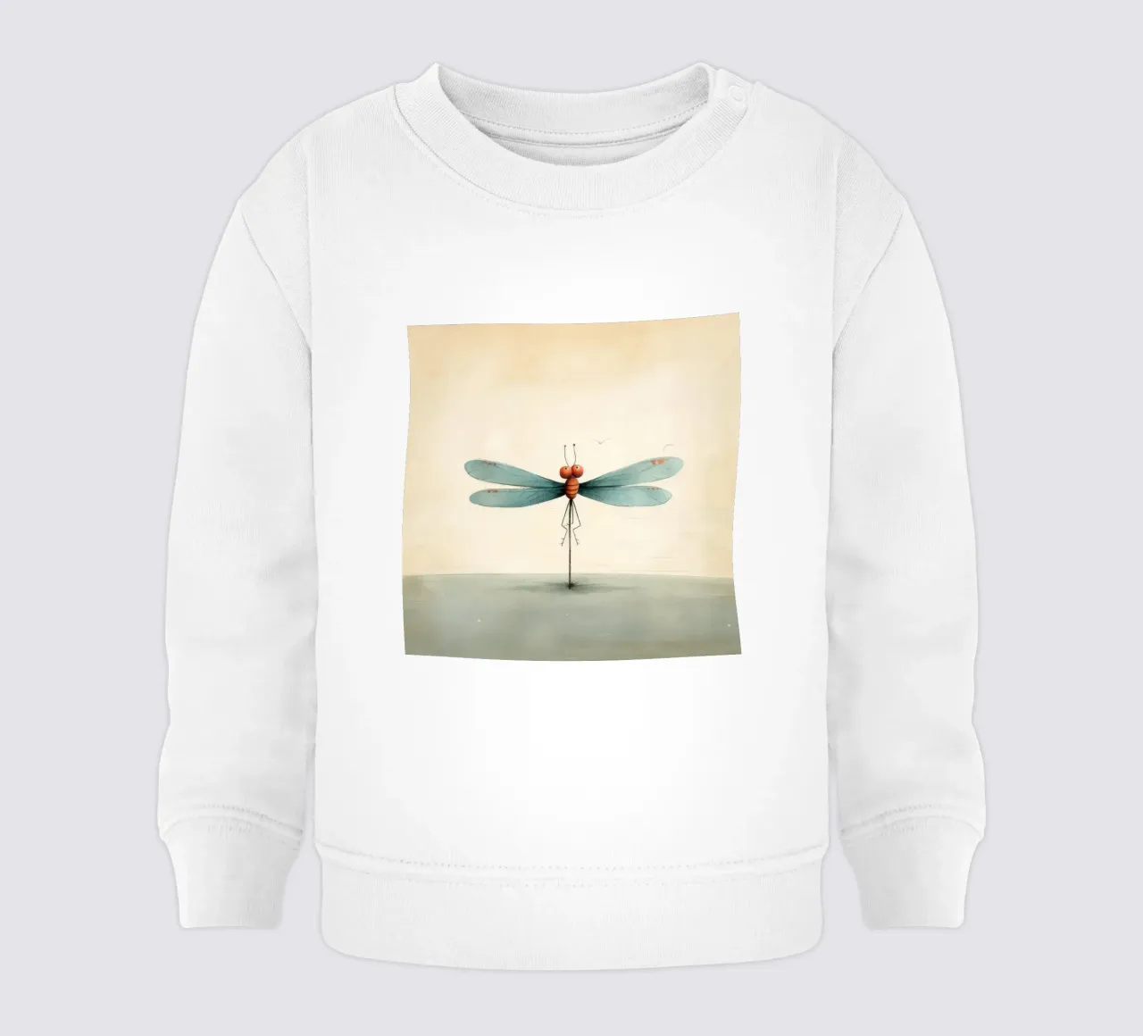Libellula minimale 2 felpa neonato da Minimal Animal Art