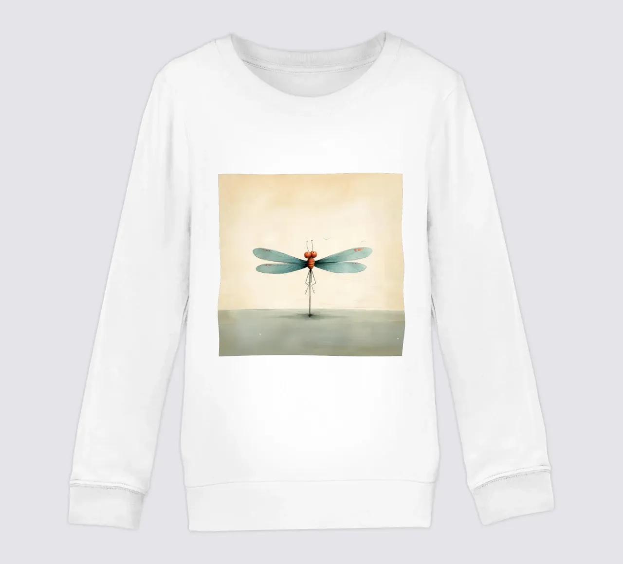 Libellula minimale 2 felpa bambino da Minimal Animal Art