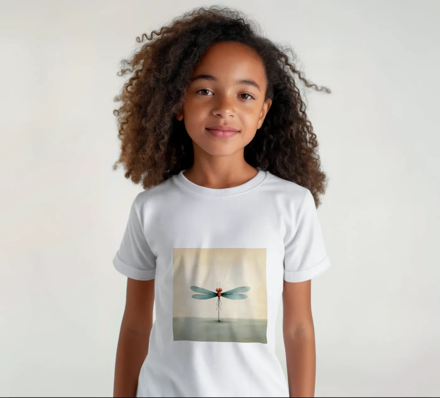 Minimo Dragonfly t-shirt bambini da Minimal Animal Art
