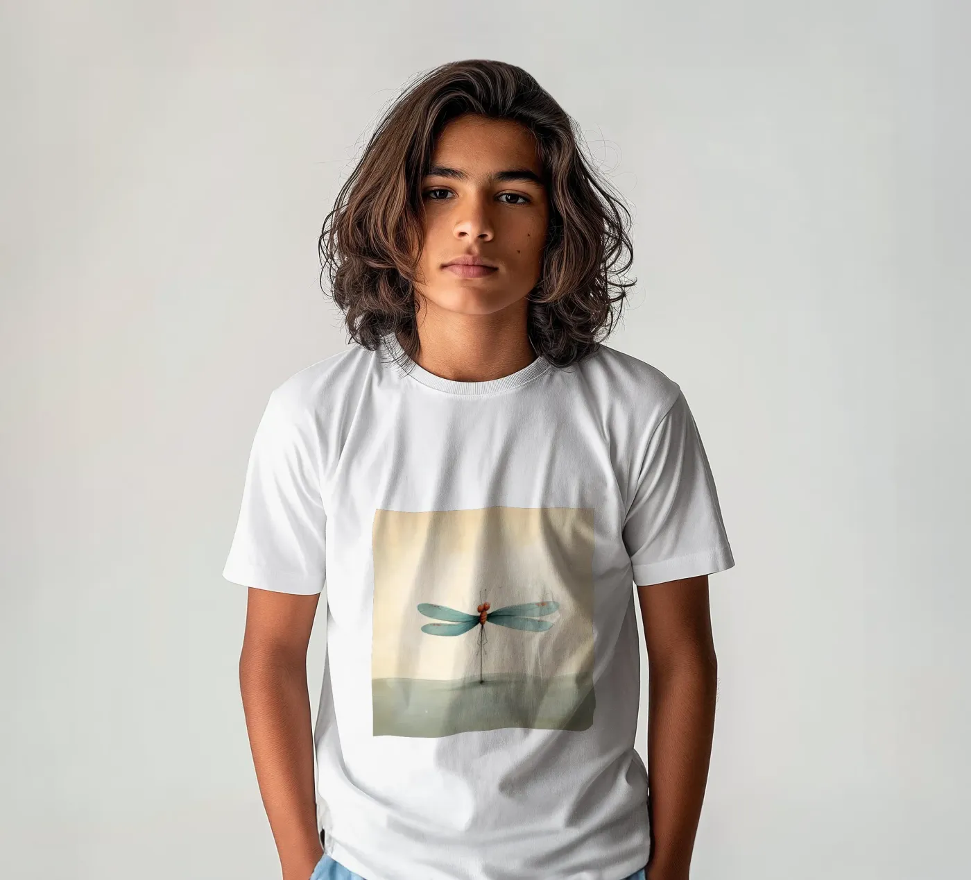 Minimo Dragonfly t-shirt bambini da Minimal Animal Art