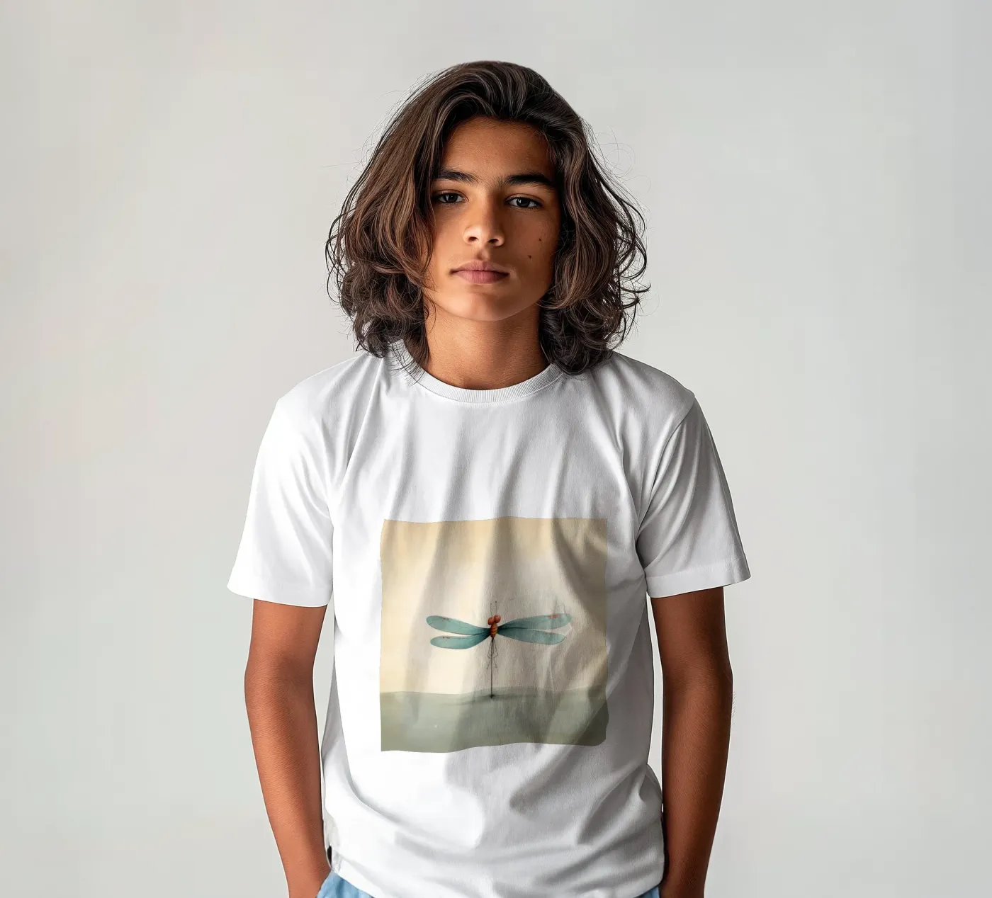 Minimo Dragonfly t-shirt bambini da Minimal Animal Art