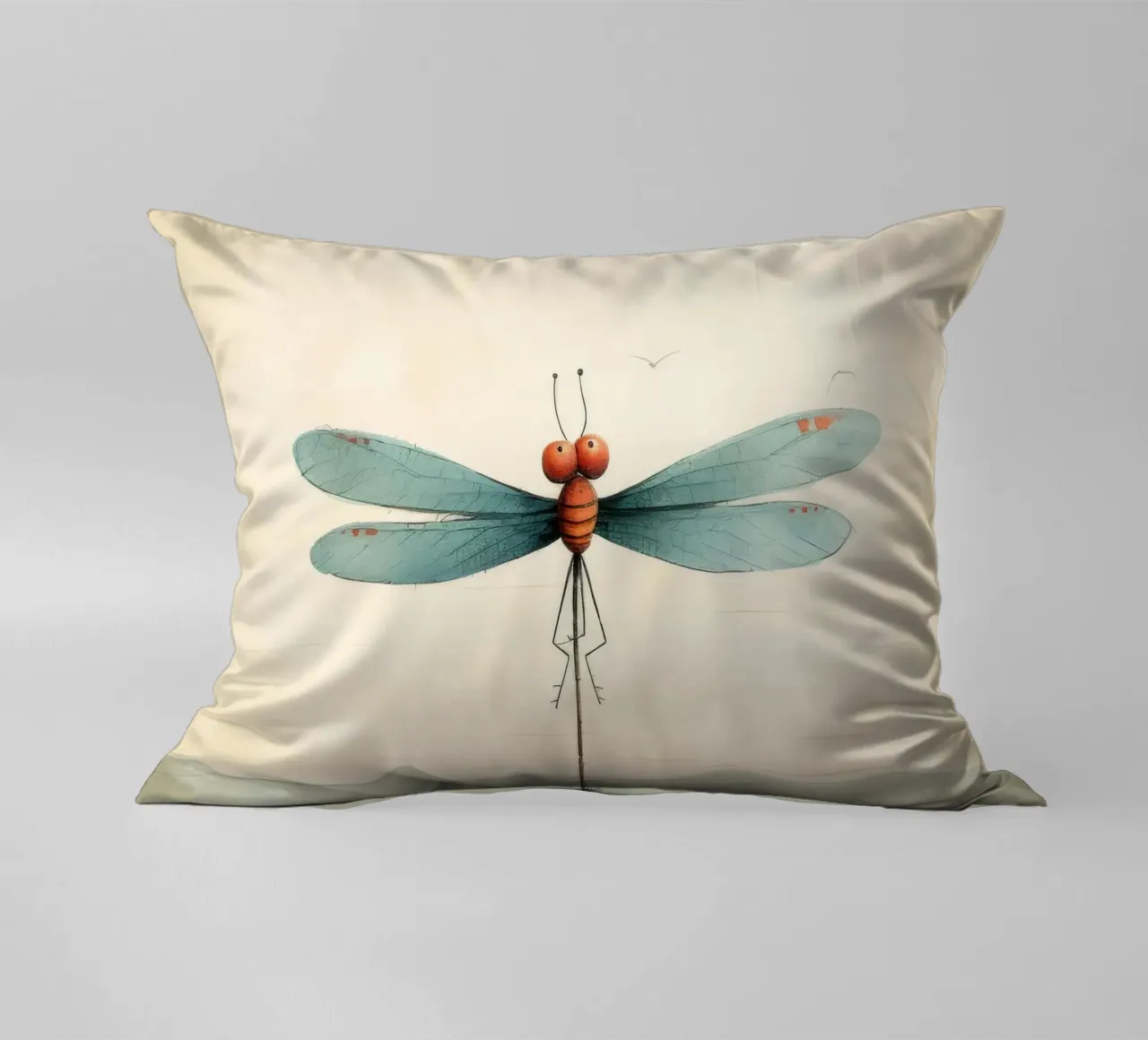 Libellula minimale 2 cuscino da Minimal Animal Art
