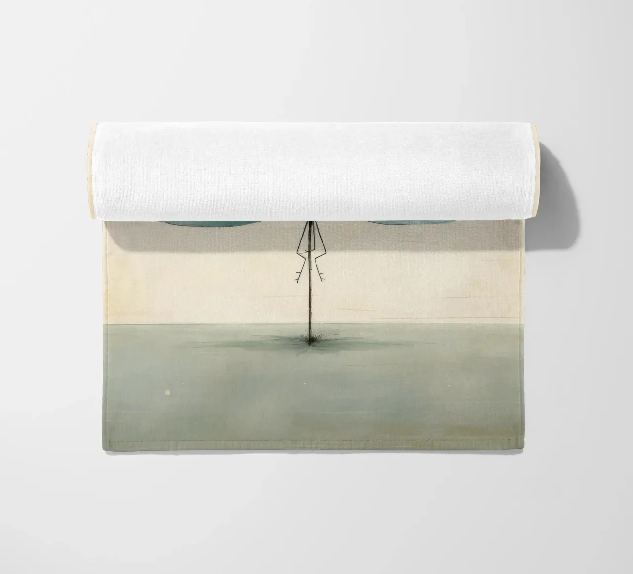 Libellula minimale 2 telo mare da Minimal Animal Art