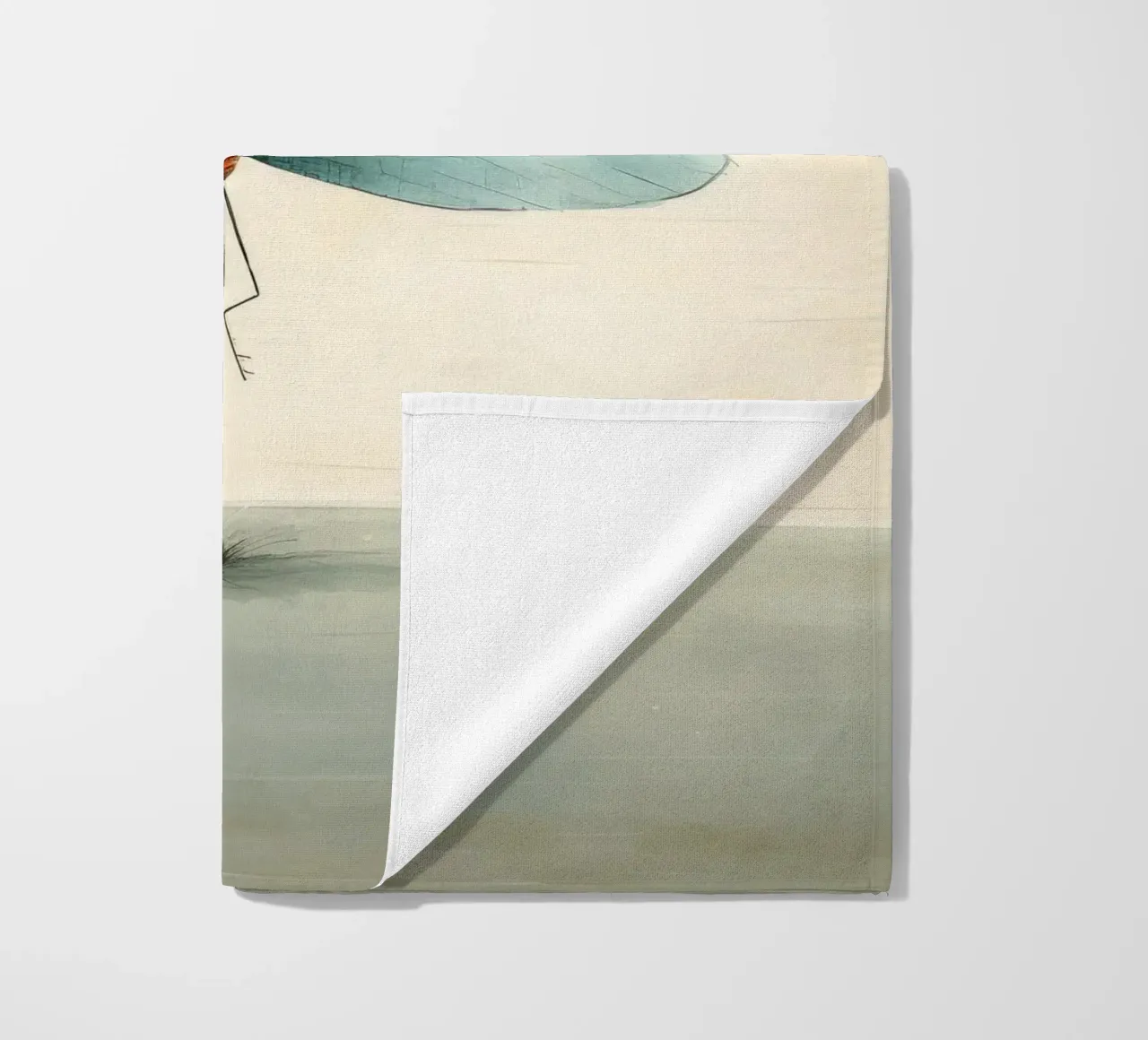 Libélula mínima 2 toalla de playa de Minimal Animal Art