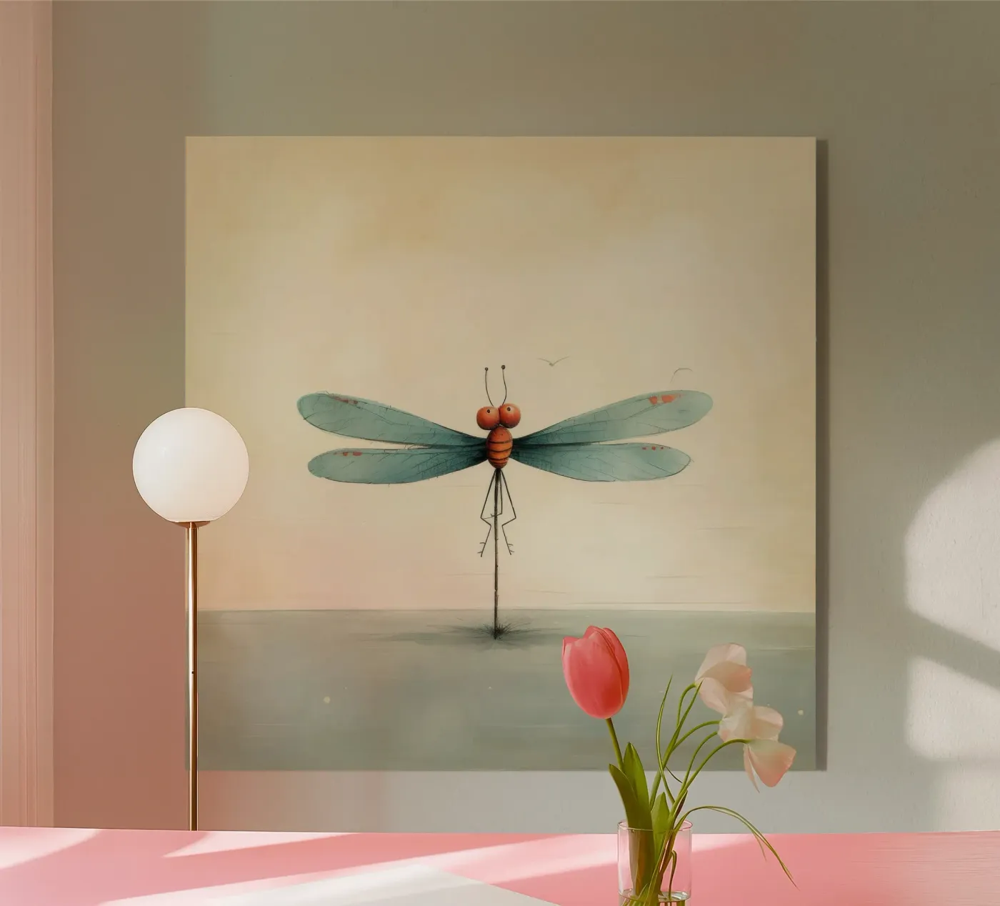 Minimo Dragonfly plexiglass da Minimal Animal Art