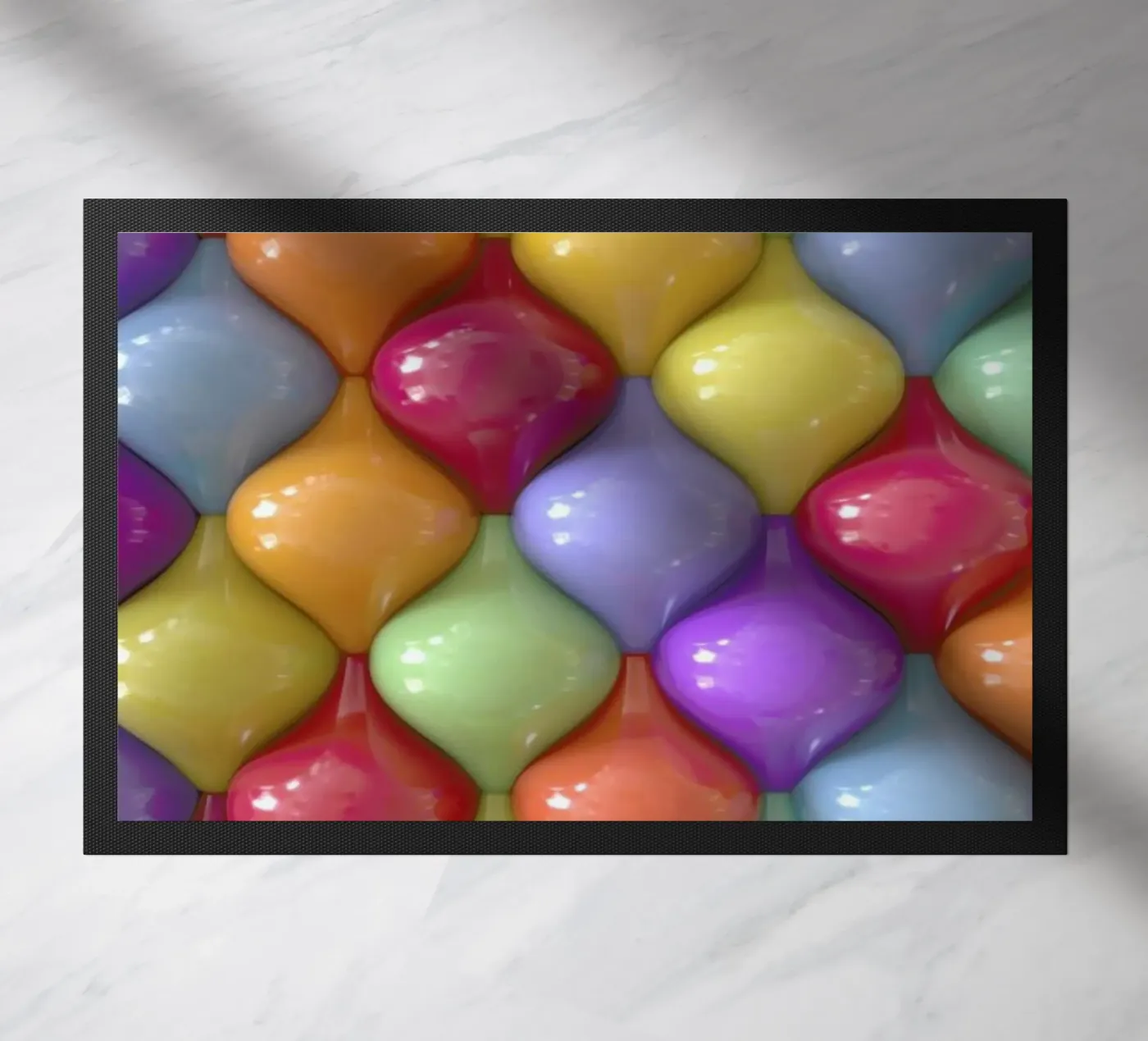 Oval doormat by Danny Ivan