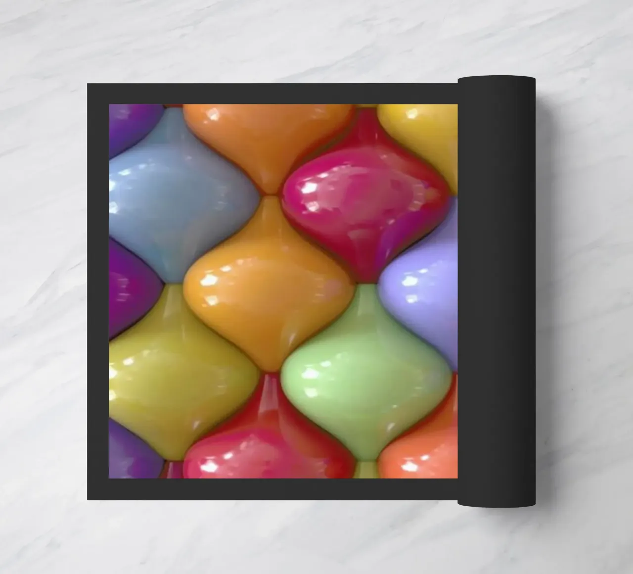 Oval Fußmatte von Danny Ivan