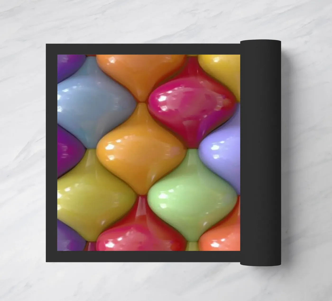 Oval doormat by Danny Ivan