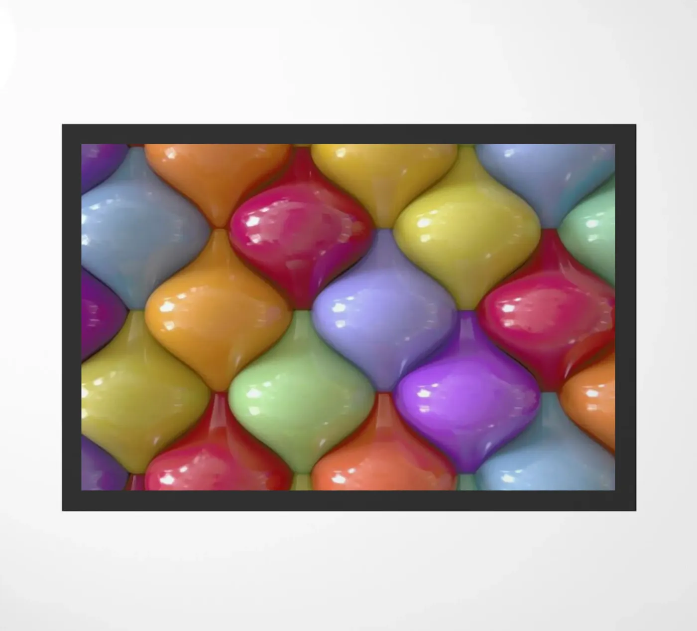 Oval doormat by Danny Ivan