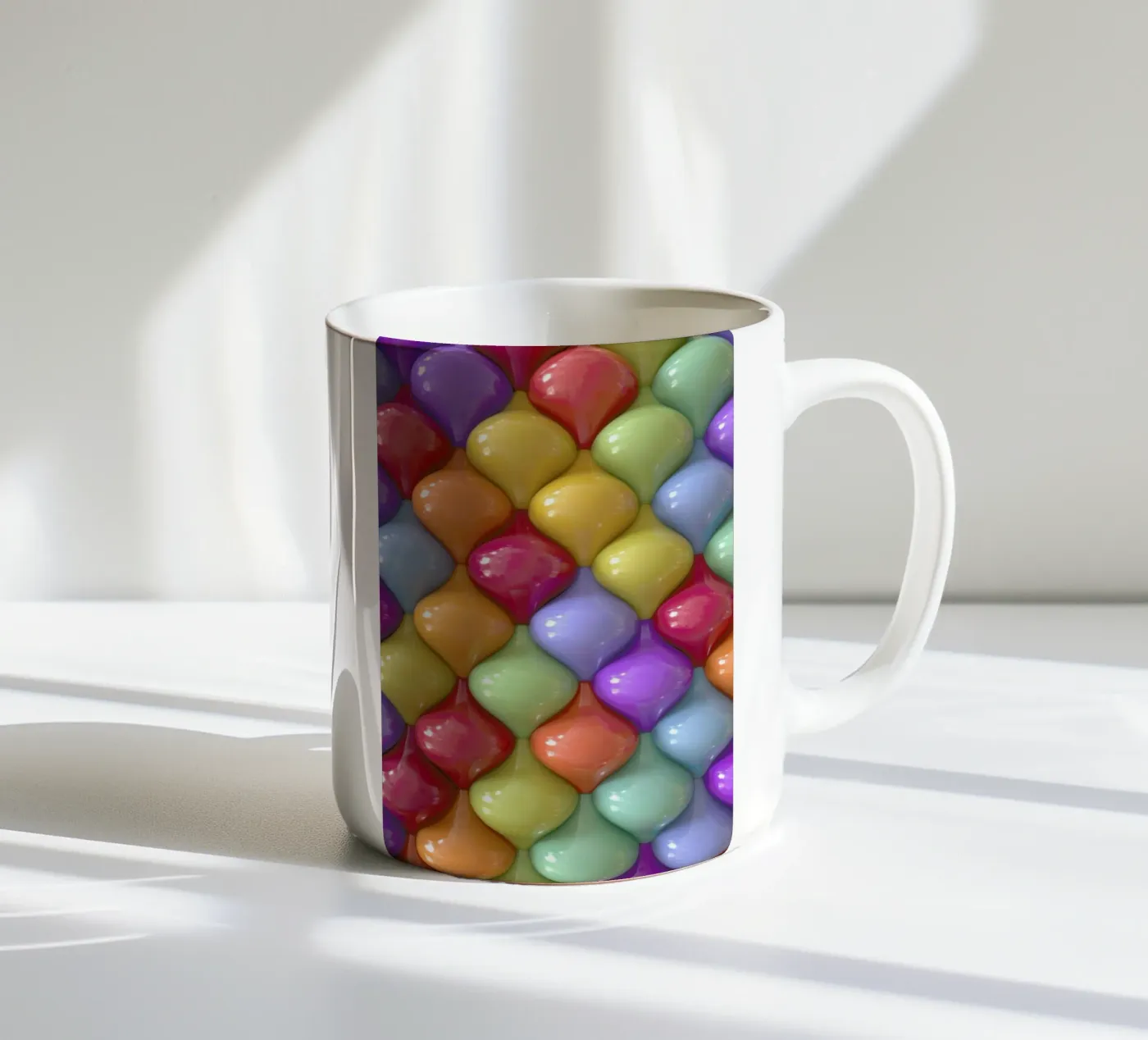 Oval ceramic mug by Danny Ivan