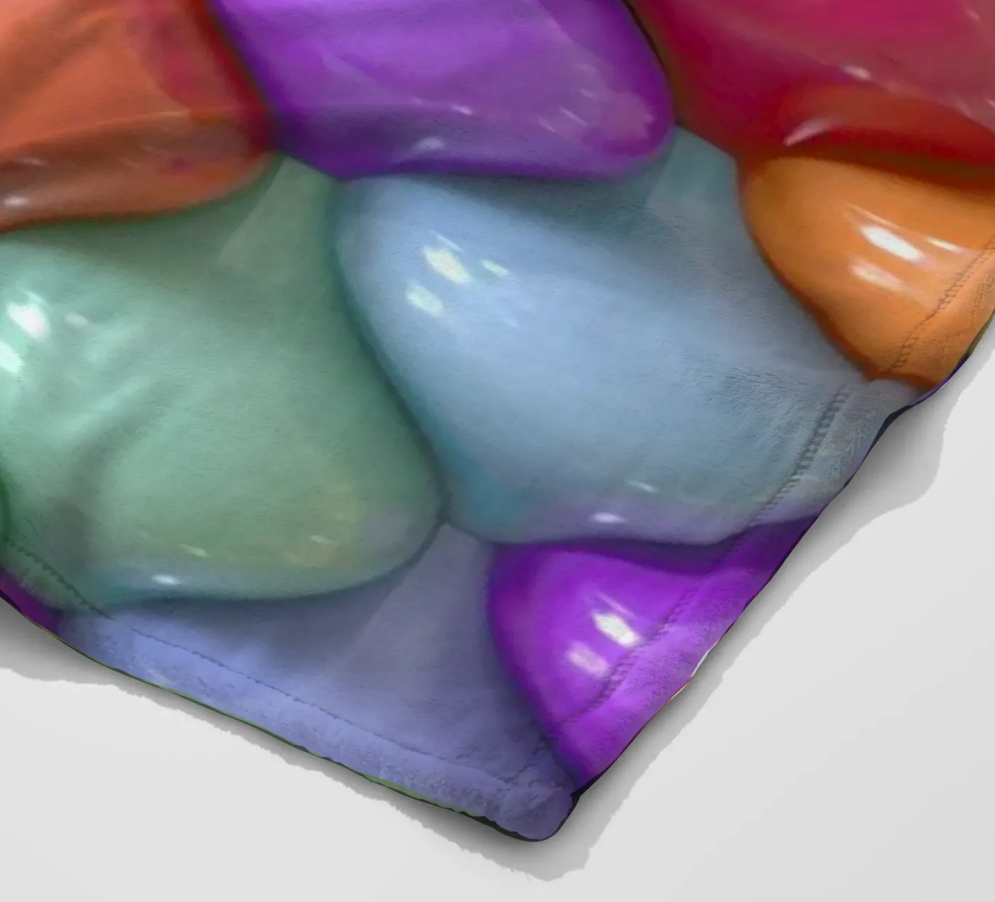 Oval fleecedeken van Danny Ivan