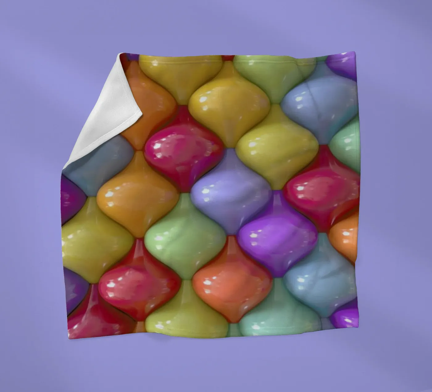 Oval fleecedeken van Danny Ivan