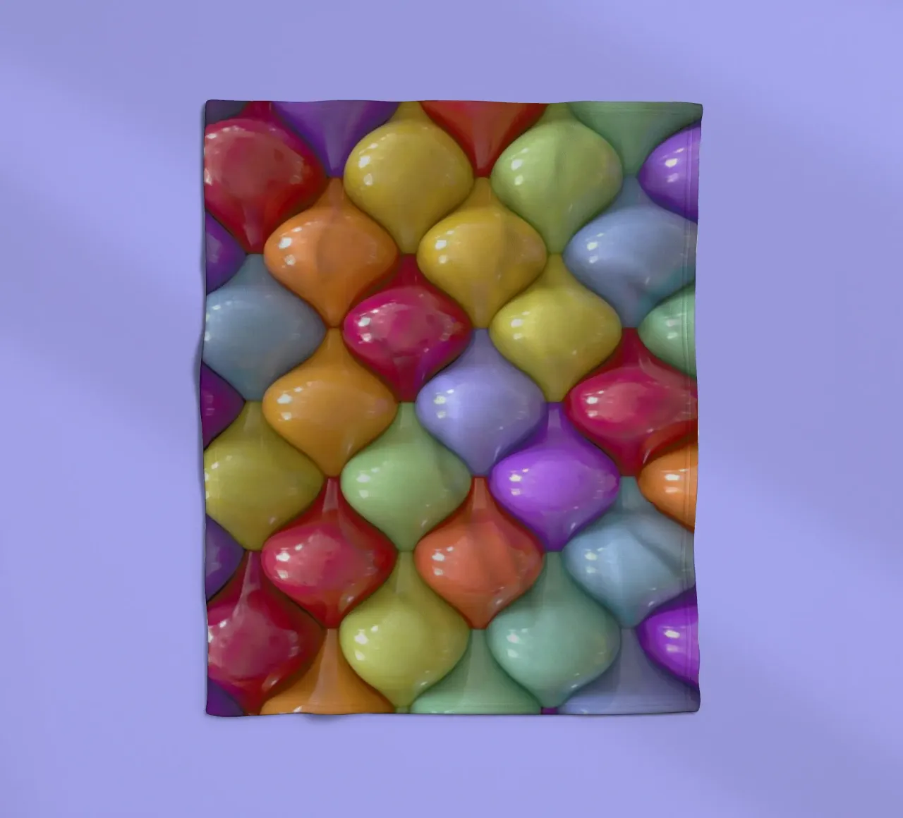 Oval coperta in pile da Danny Ivan