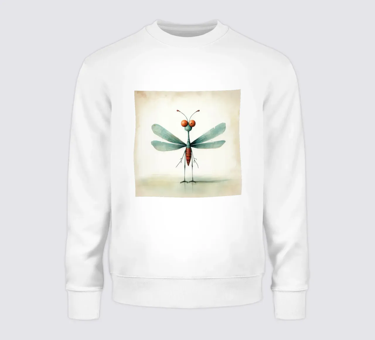 Libellule minimale 3 sweat de Minimal Animal Art