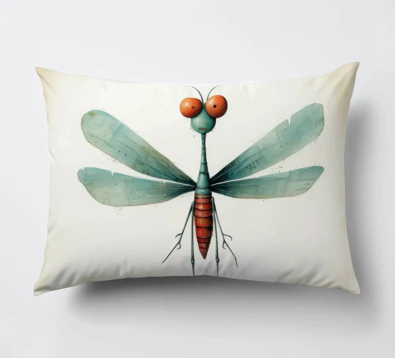 Libellula minimale 3 cuscino da Minimal Animal Art