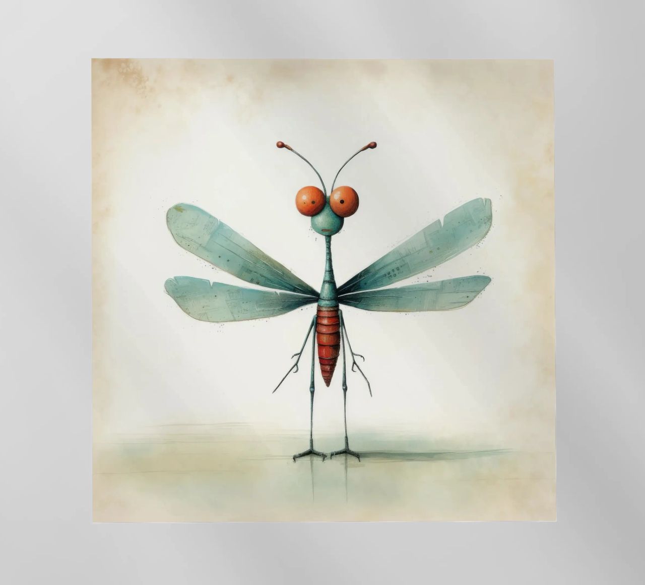 Libellula minimale 3 pellicola backlit da Minimal Animal Art