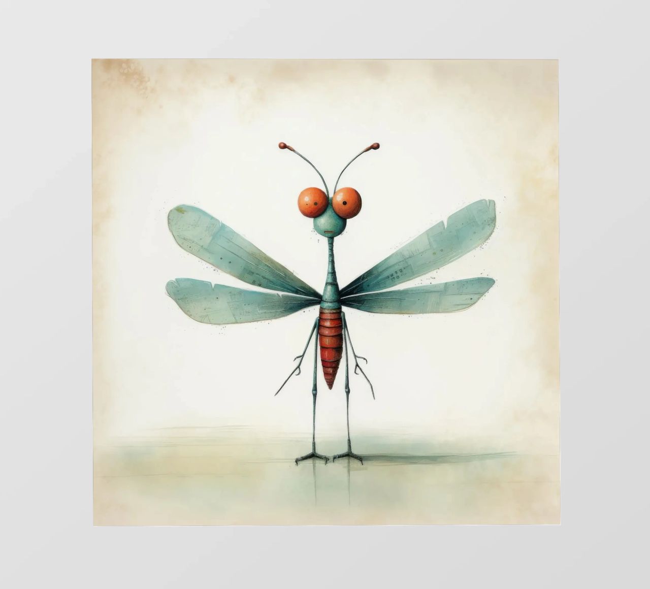 Libellula minimale 3 pellicola backlit da Minimal Animal Art