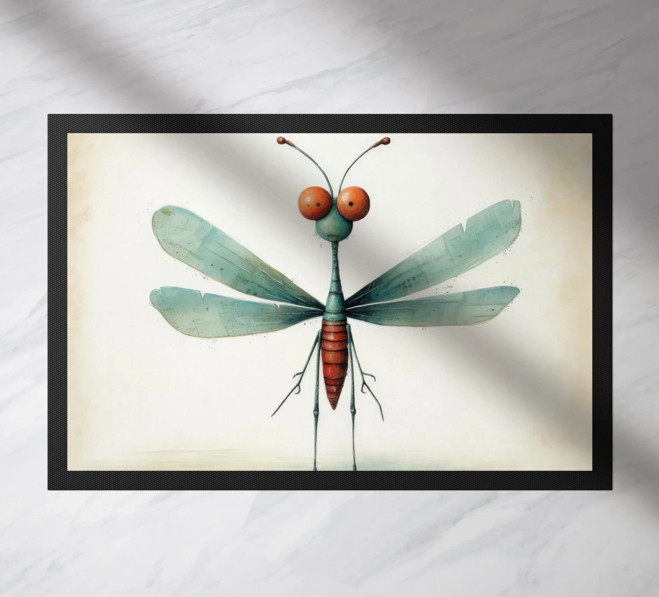 Libellula minimale 3 zerbino da Minimal Animal Art