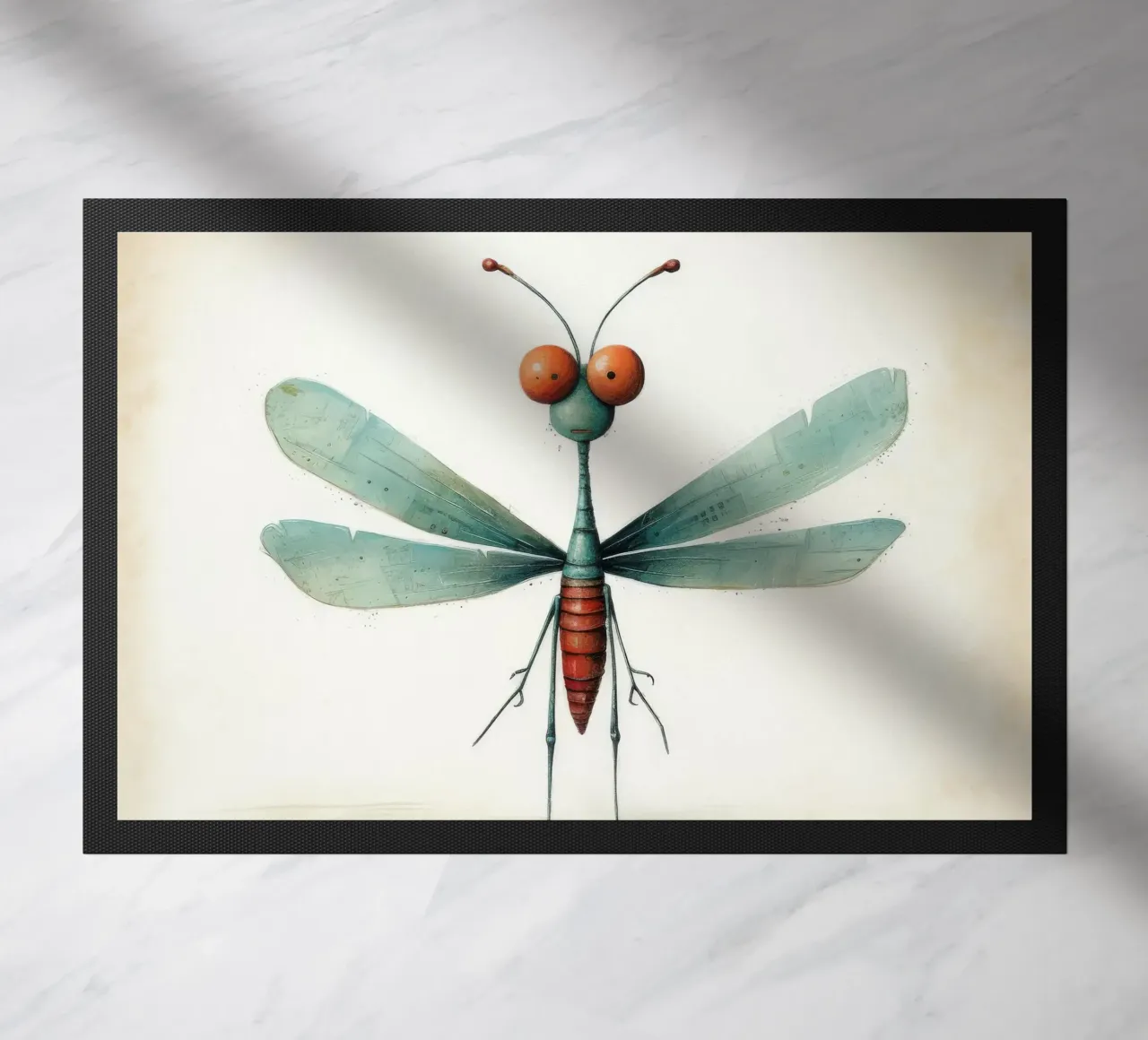 Minimo Dragonfly zerbino da Minimal Animal Art