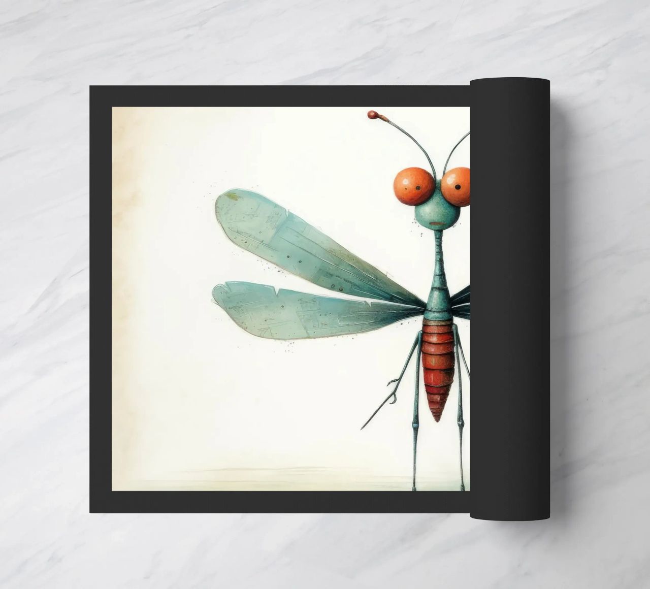Libellula minimale 3 zerbino da Minimal Animal Art