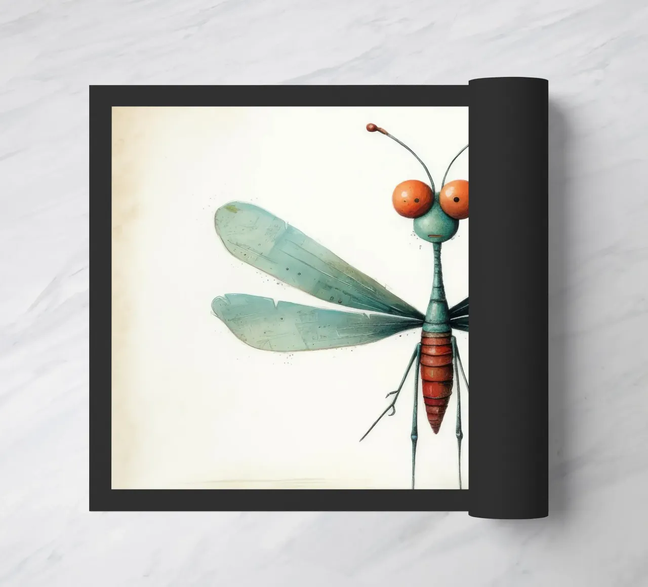 Minimo Dragonfly zerbino da Minimal Animal Art