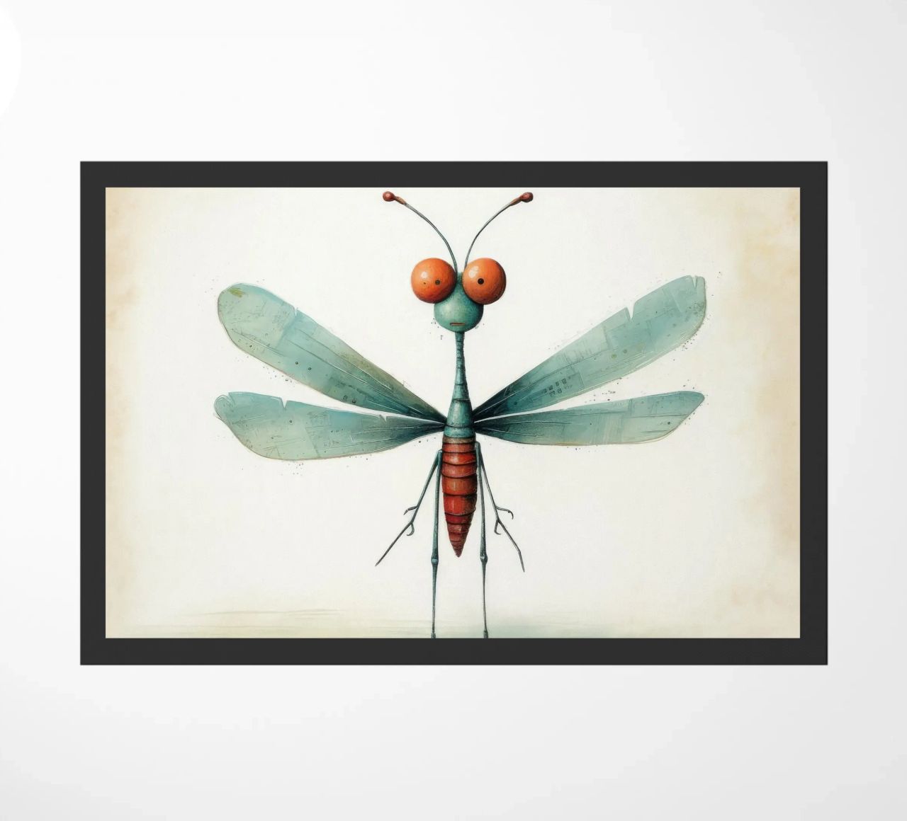 Libellula minimale 3 zerbino da Minimal Animal Art