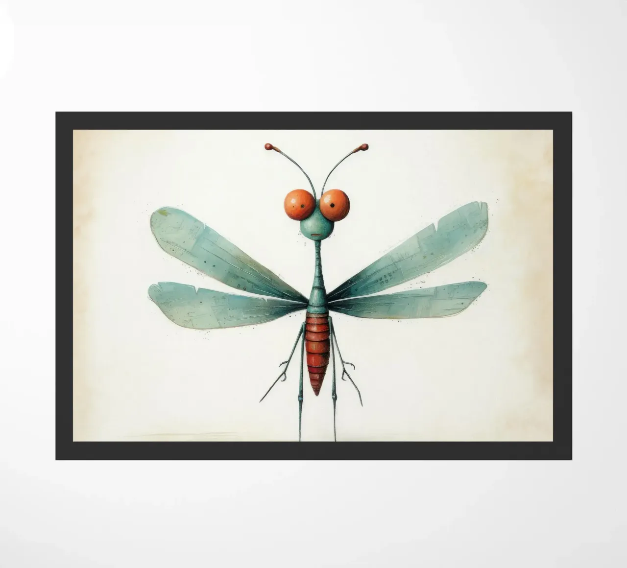 Minimo Dragonfly zerbino da Minimal Animal Art