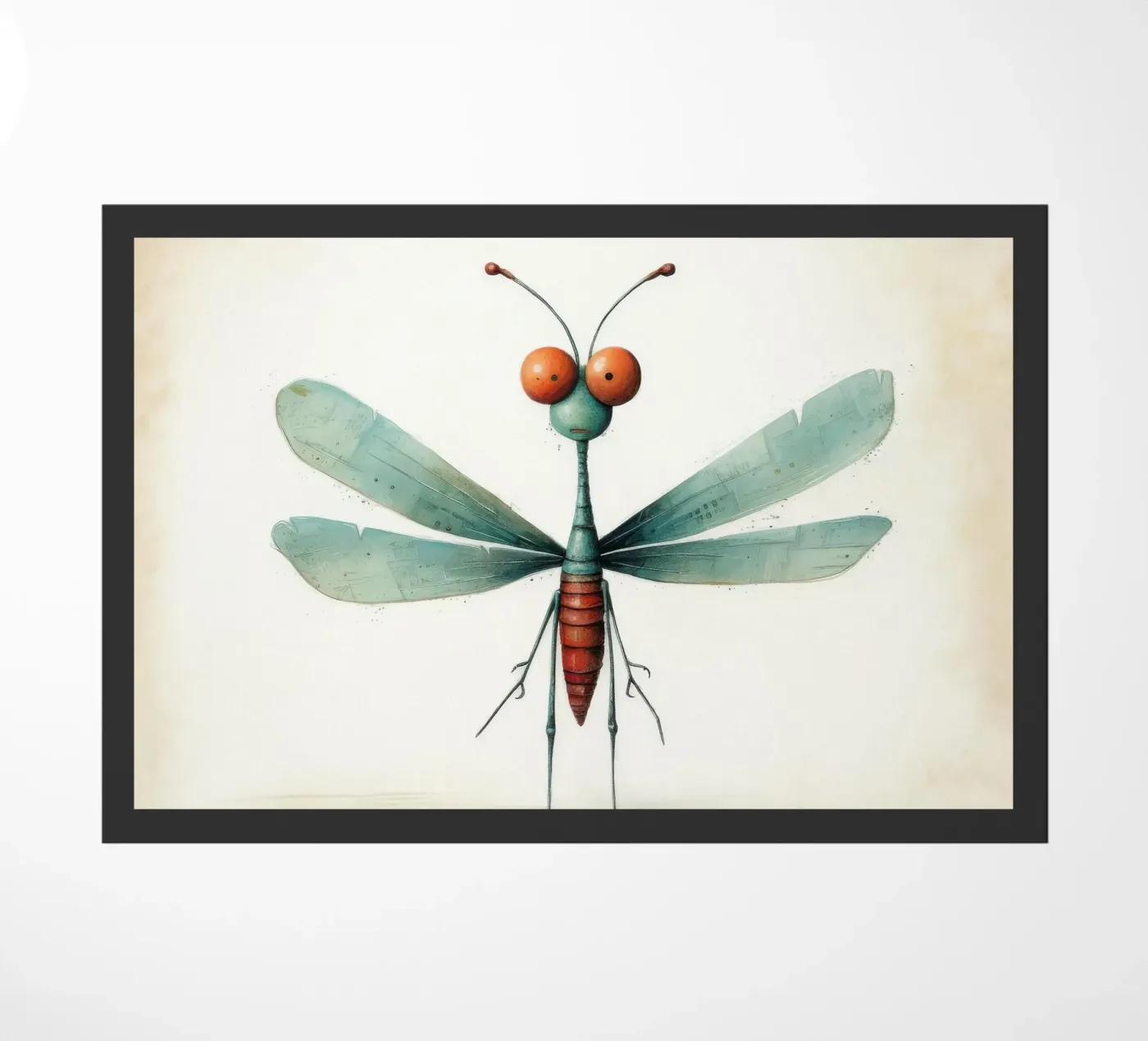 Minimo Dragonfly zerbino da Minimal Animal Art