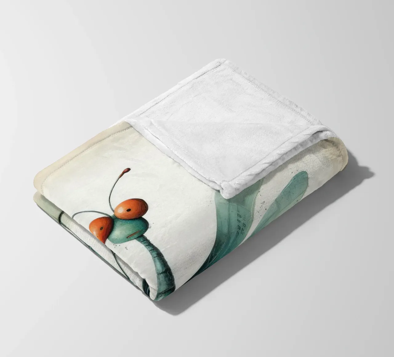 Libellula minimale 3 coperta in pile da Minimal Animal Art