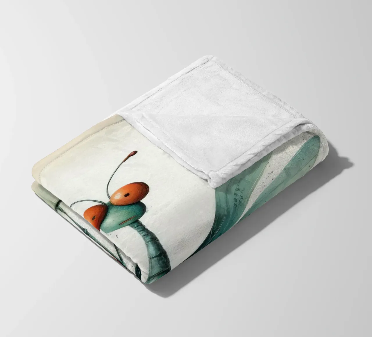 Libellula minimale 3 coperta in pile da Minimal Animal Art