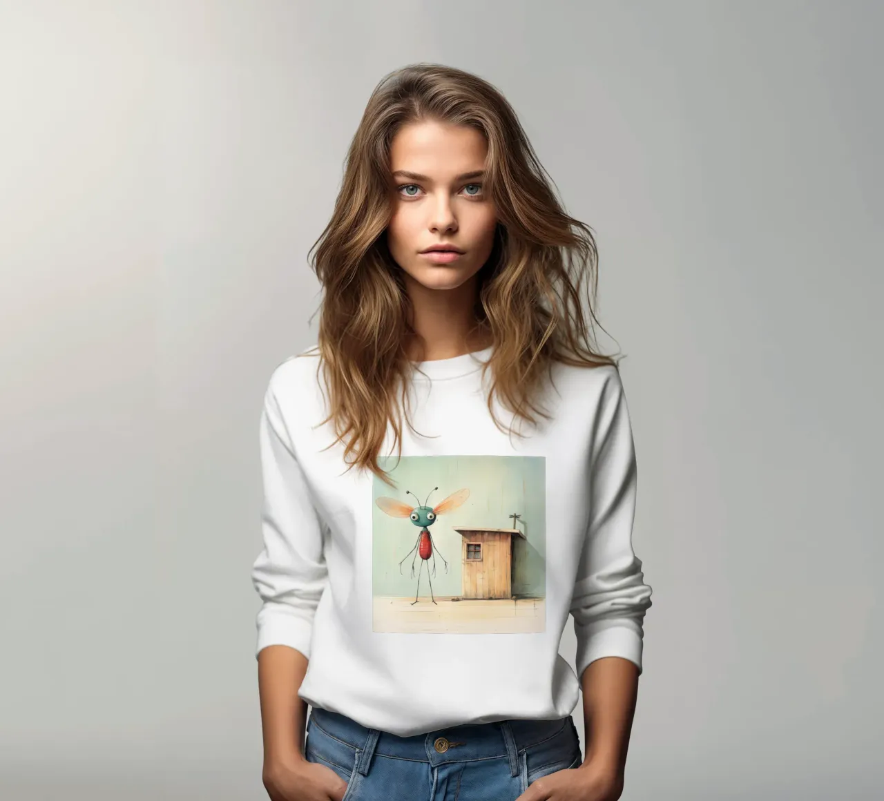 Libellula minimale 4 felpa da Minimal Animal Art